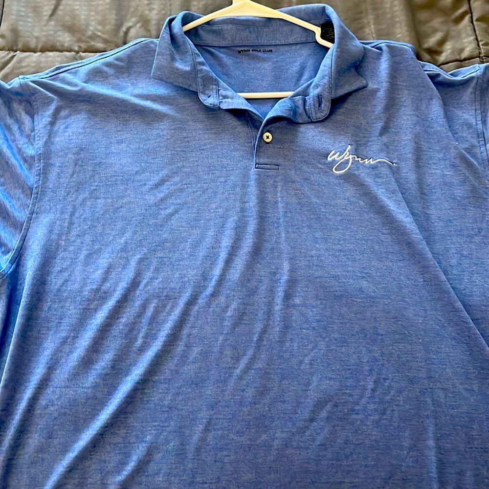 Wynn Golf Material Shirt baby blue 3XL